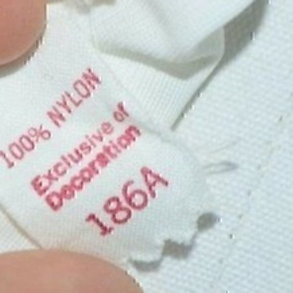 Perlcrest White Nylon Floral Accented Slip Size 34 - Picture 6 of 7